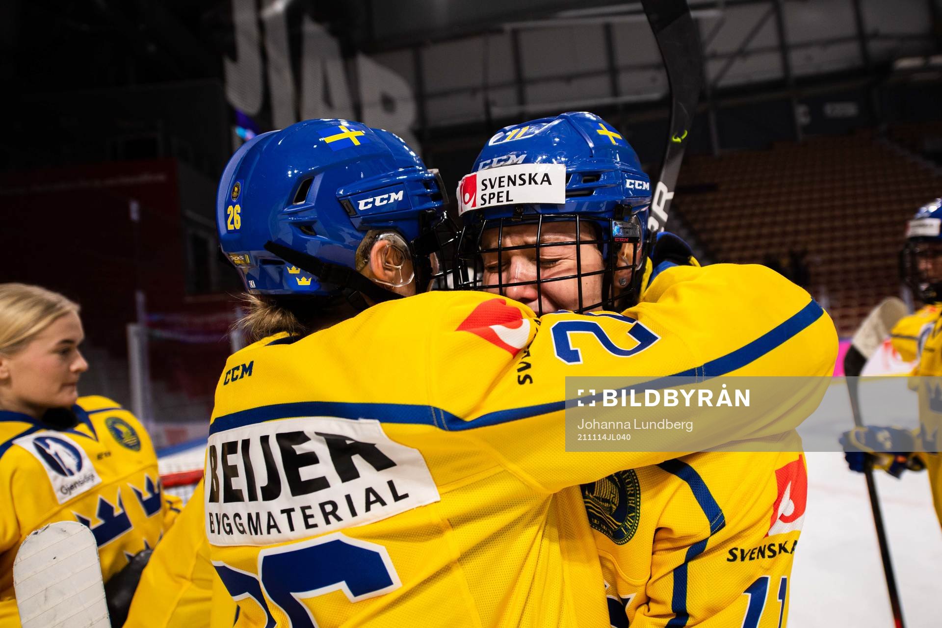Josefin Bouveng of Sweden celebrates