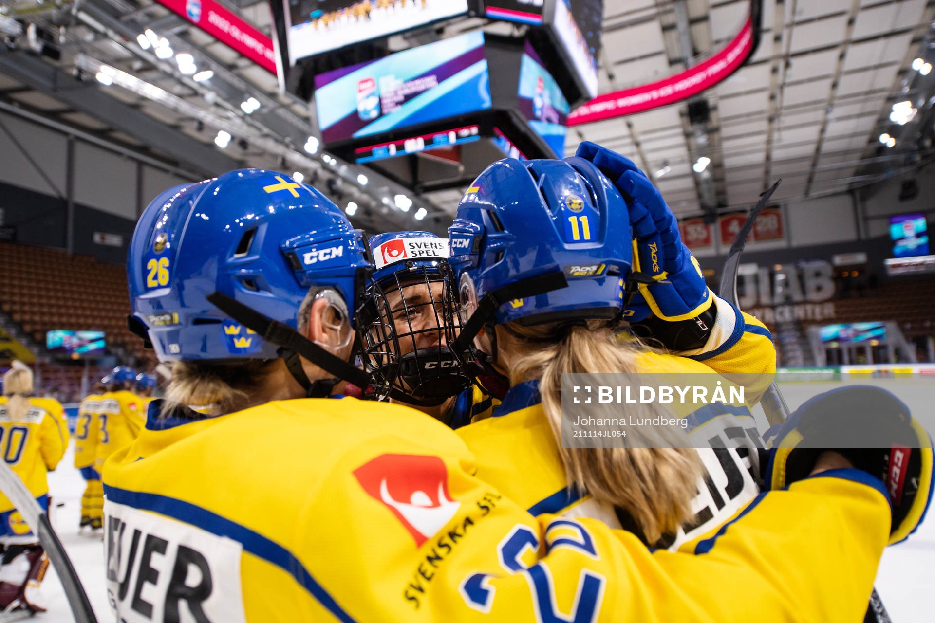 Hanna Olsson, Linnea Johansson and Josefin Bouveng of