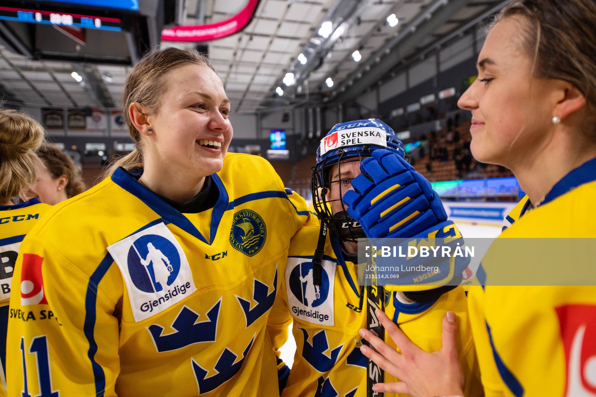 Josefin Bouveng, Lisa Johansson and Linnea Johansson of