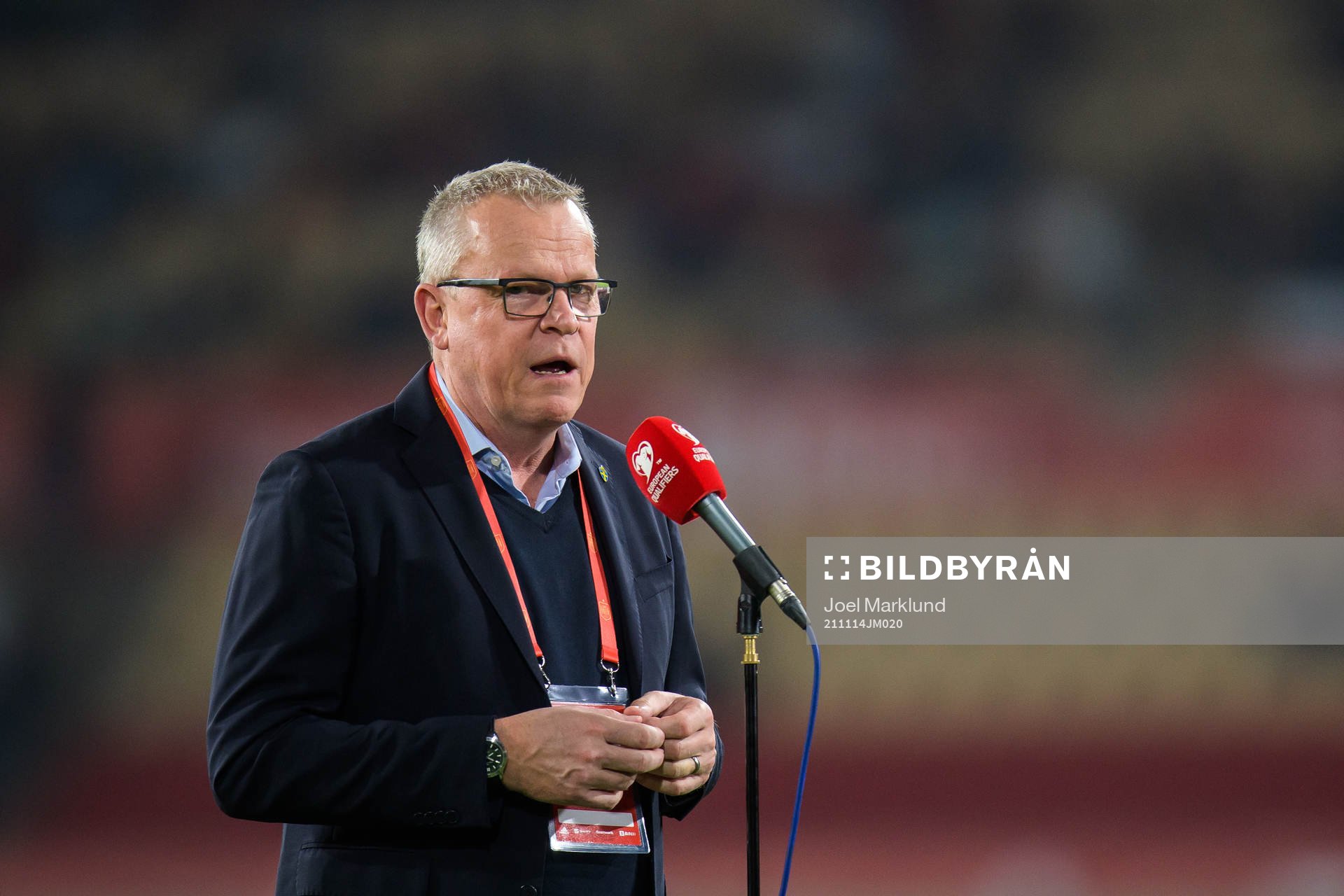 Head coach Janne Andersson of Sweden