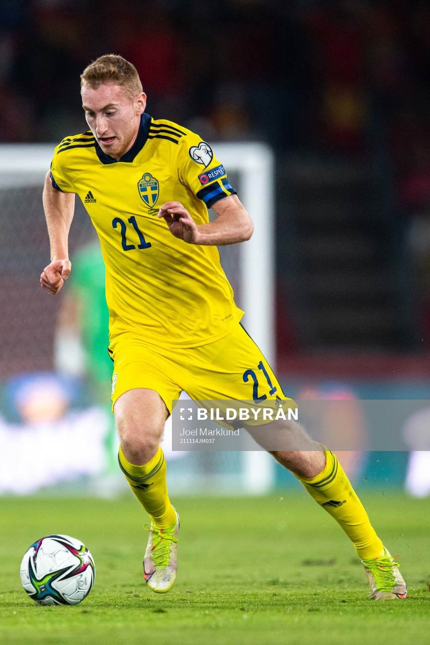 Dejan Kulusevski of Sweden