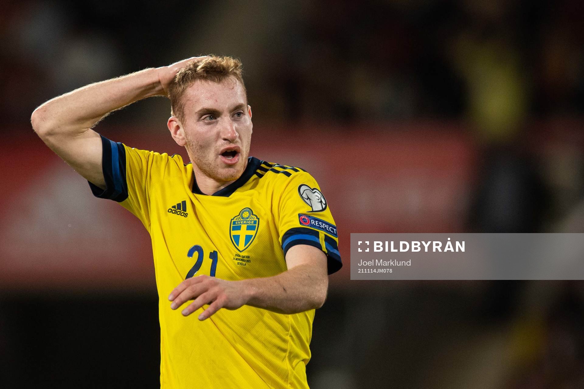 Dejan Kulusevski of Sweden