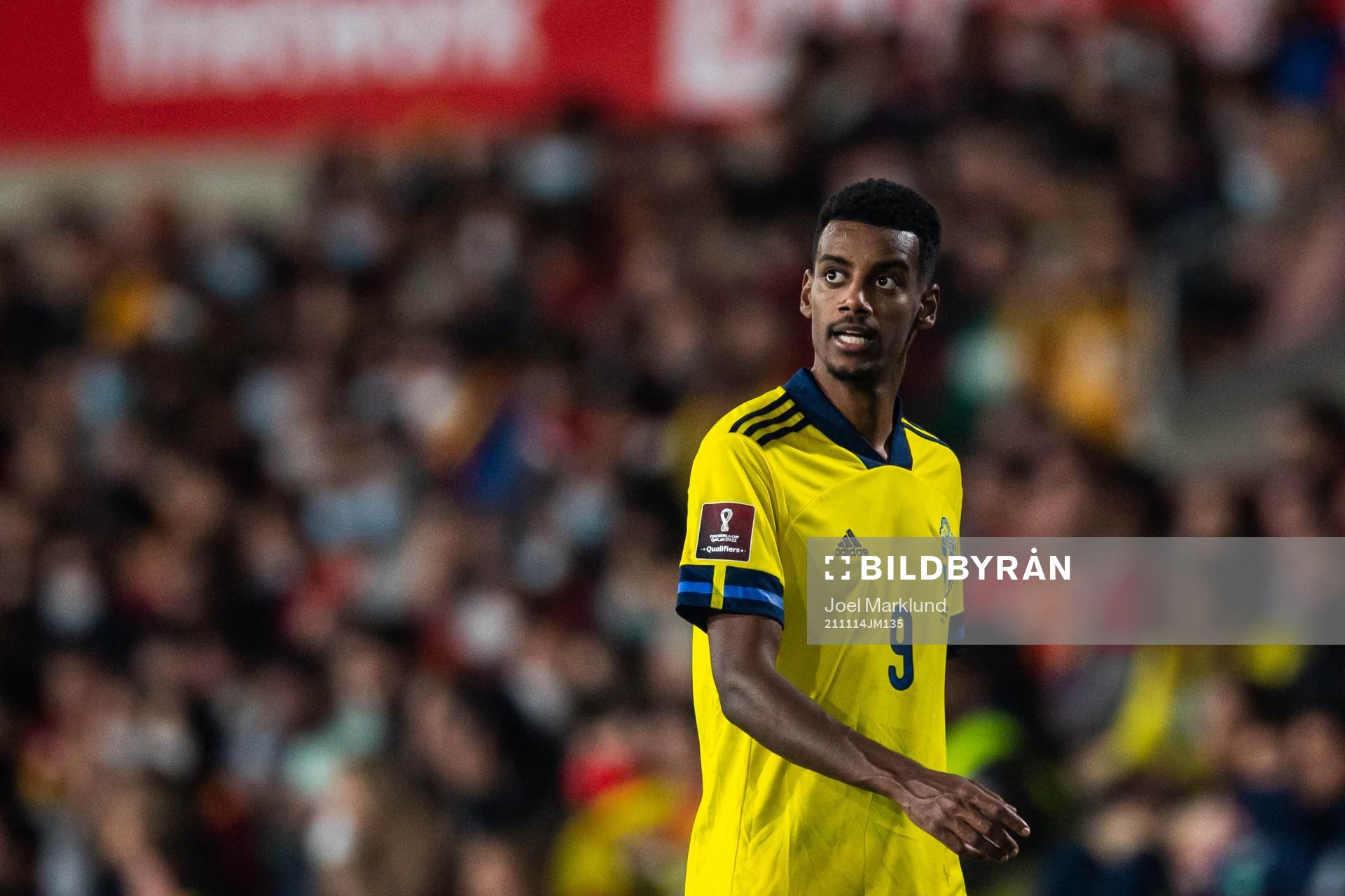 Alexander Isak of Sweden