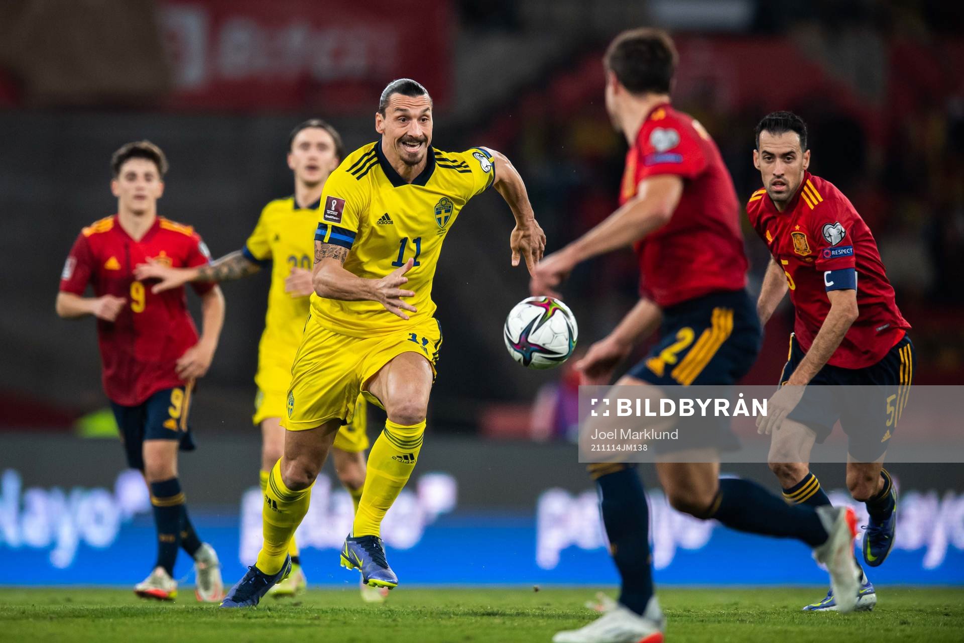 Zlatan Ibrahimovic of Sweden