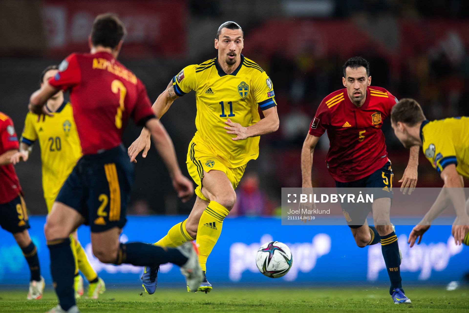 Zlatan Ibrahimovic of Sweden