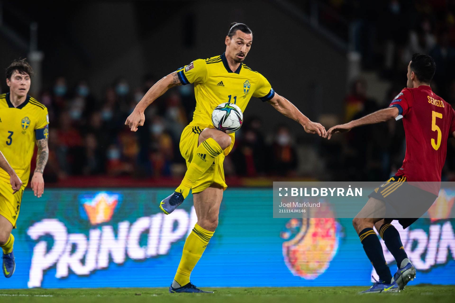 Zlatan Ibrahimovic of Sweden