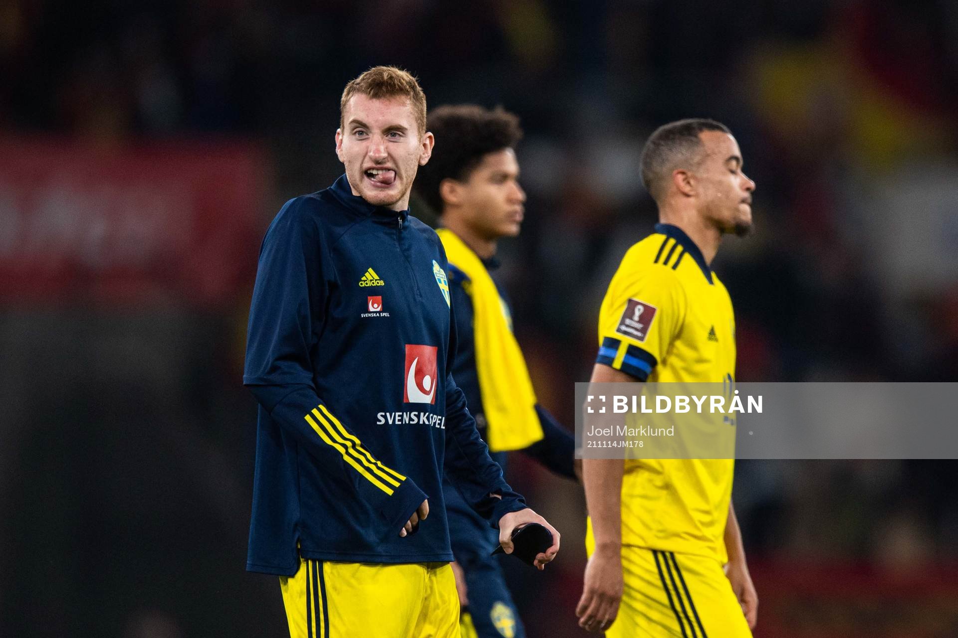 Dejan Kulusevski of Sweden looks dejected