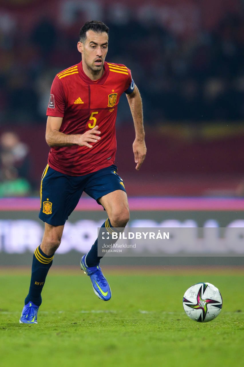 Sergio Busquets of Spain
