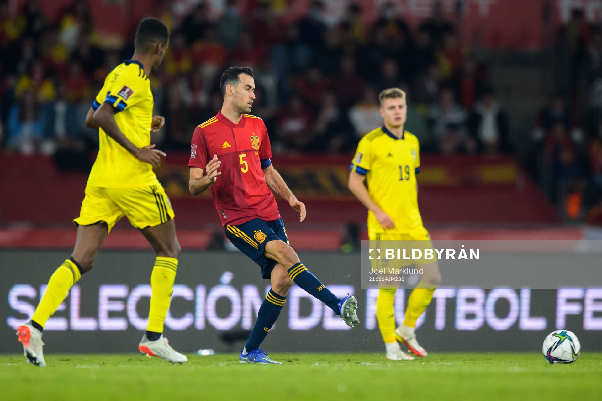 Sergio Busquets of Spain