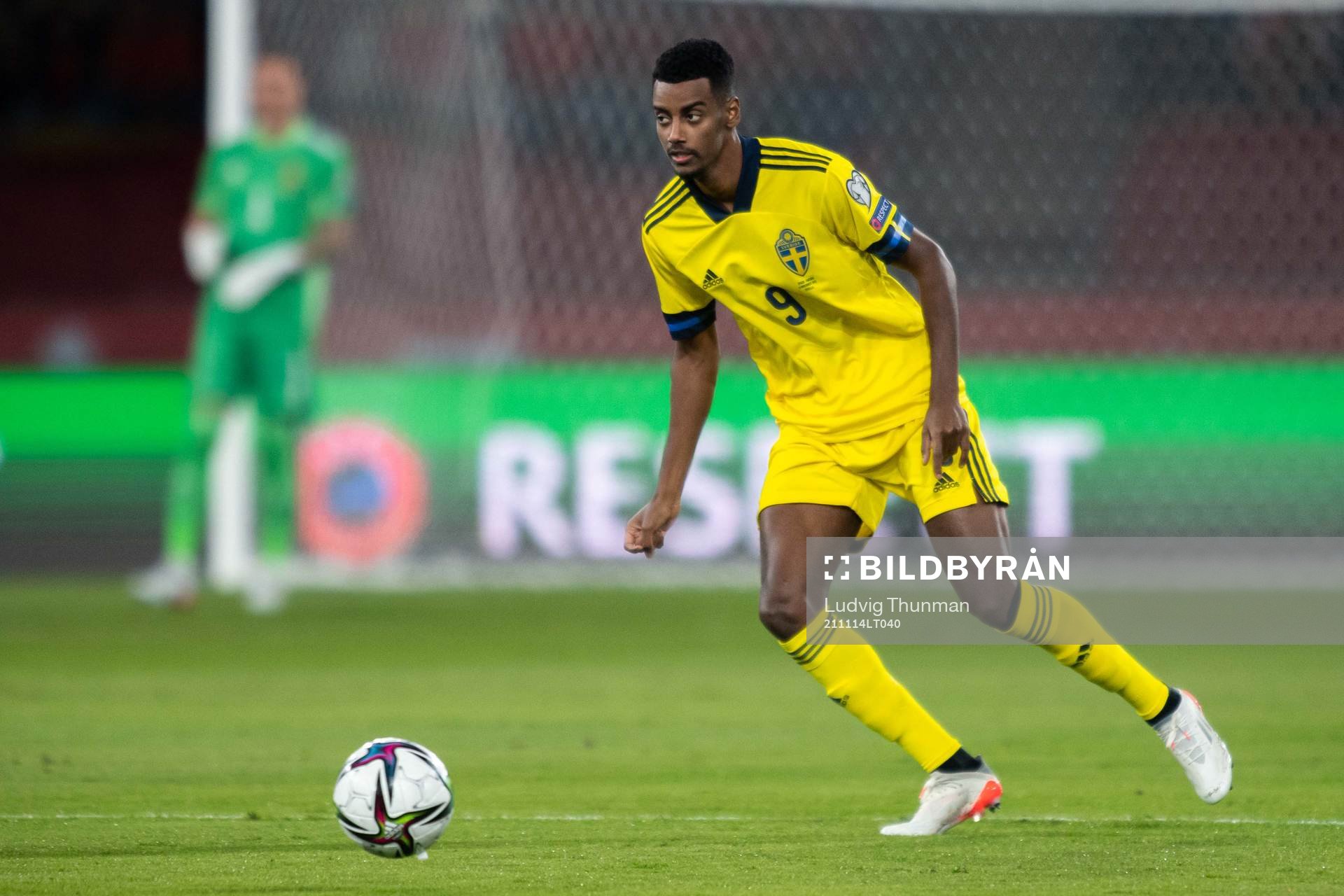 Alexander Isak of Sweden