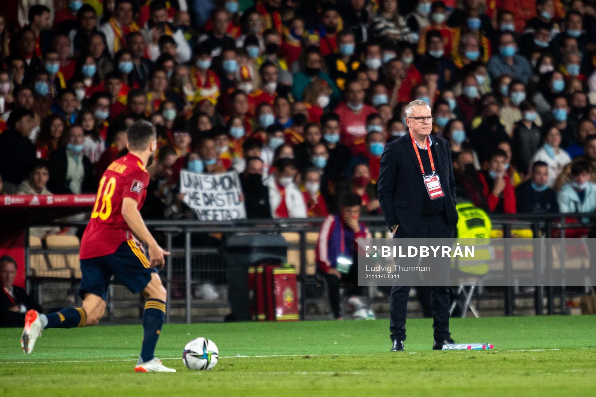 head coach Janne Andersson of Sweden
