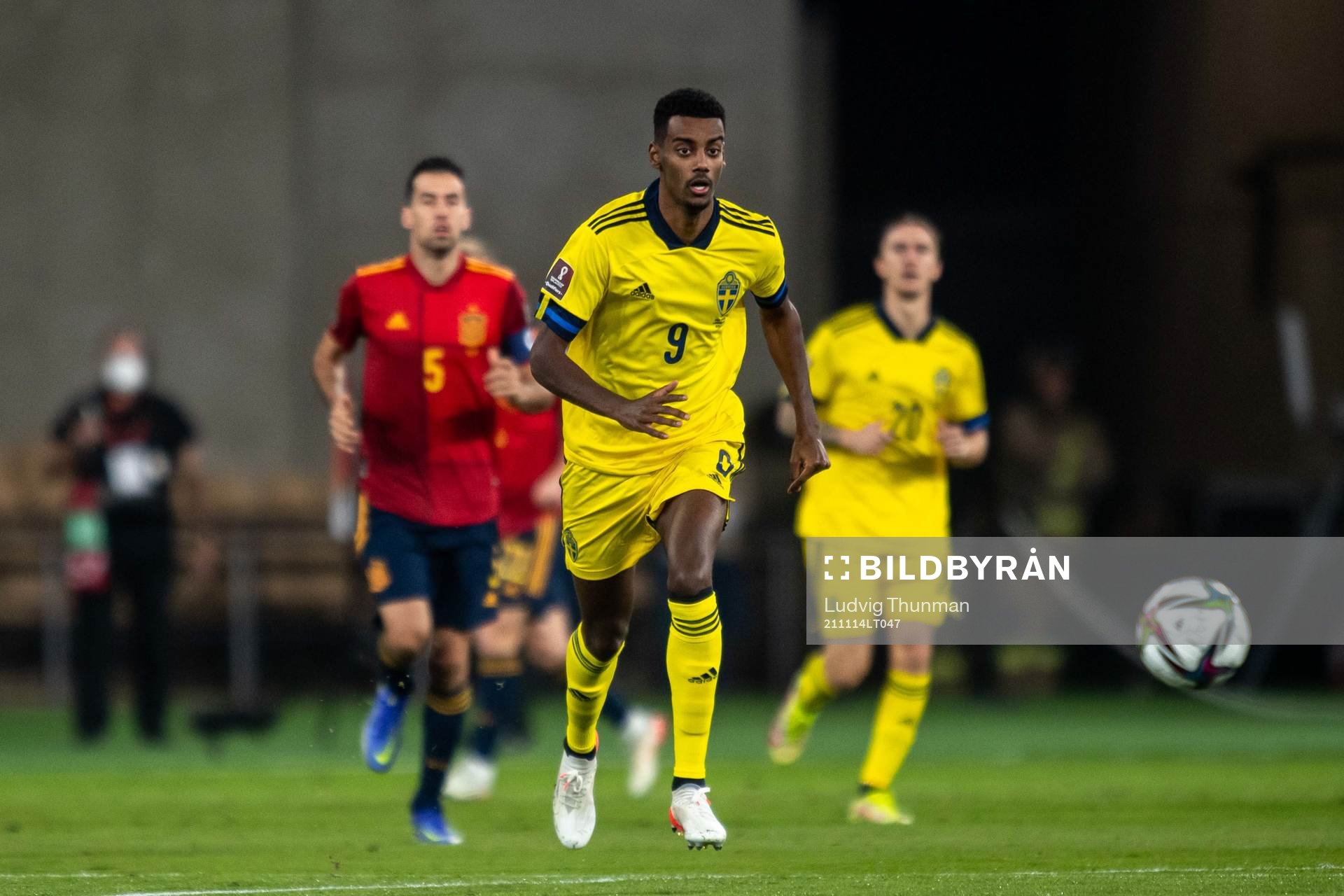 Alexander Isak of Sweden