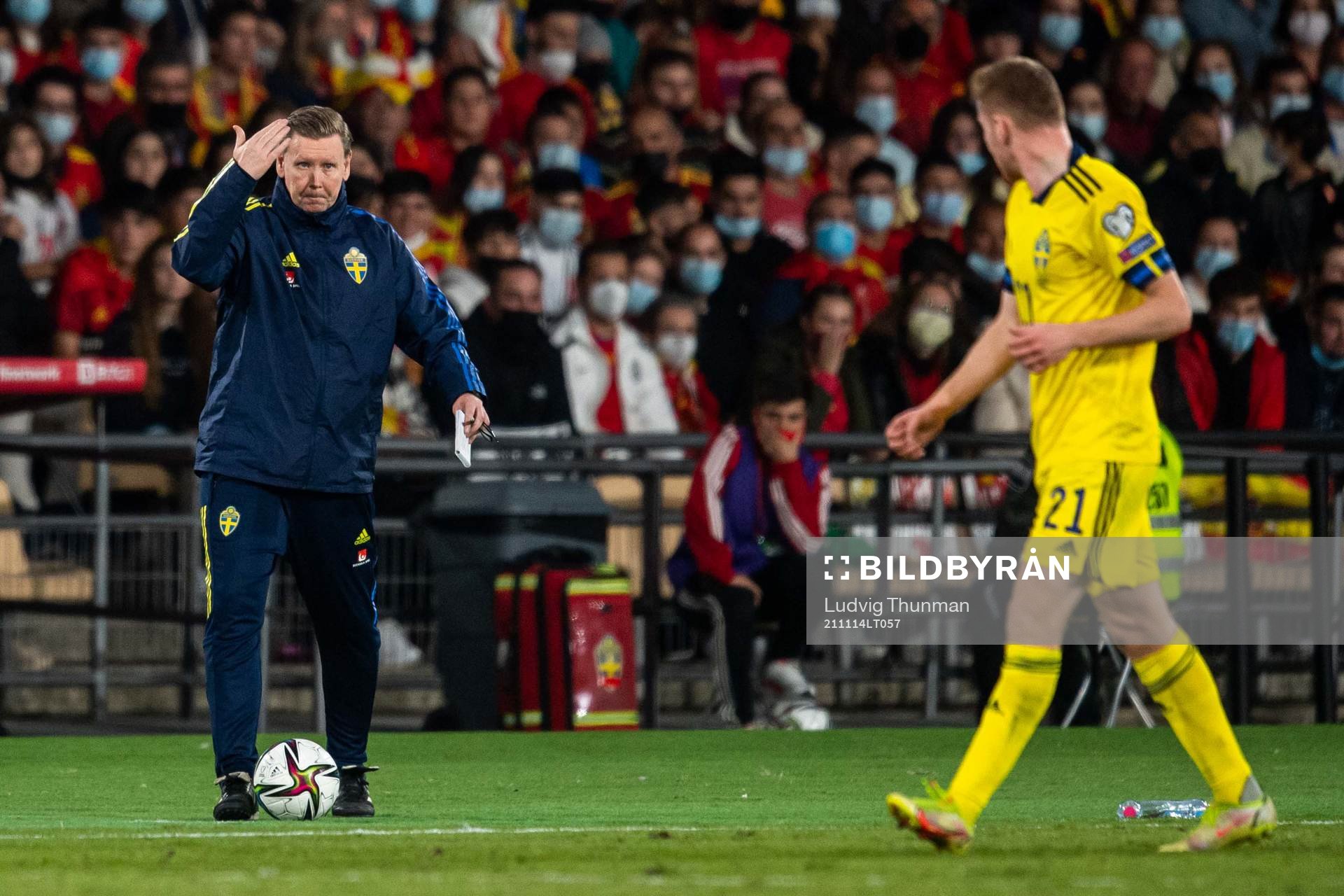 Assistant coach Peter Wettergren of Sweden