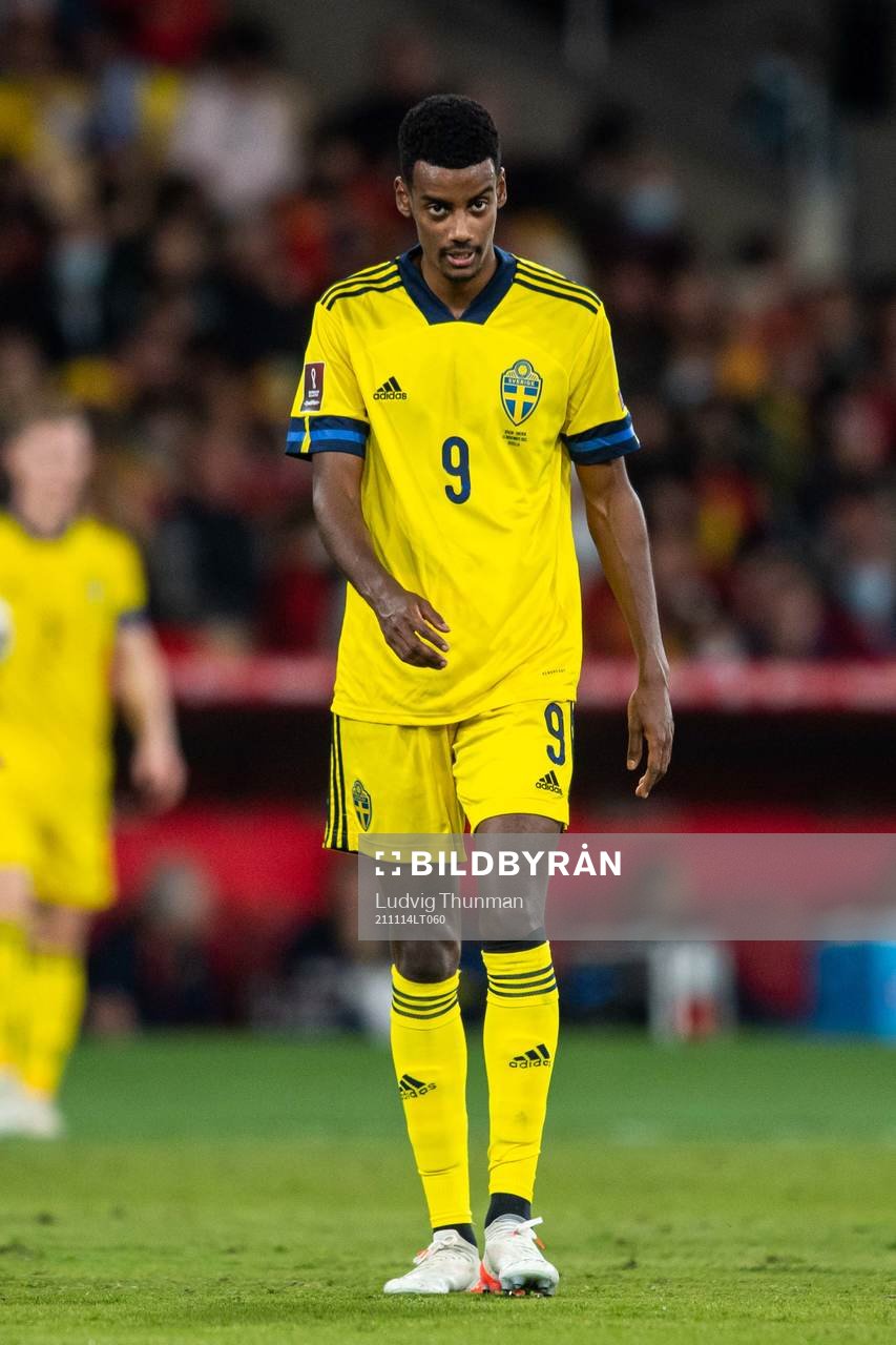 Alexander Isak of Sweden