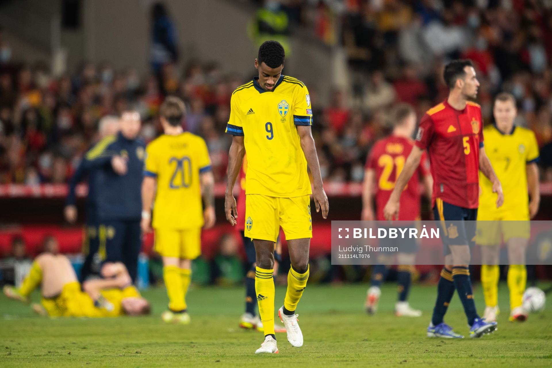 Alexander Isak of Sweden