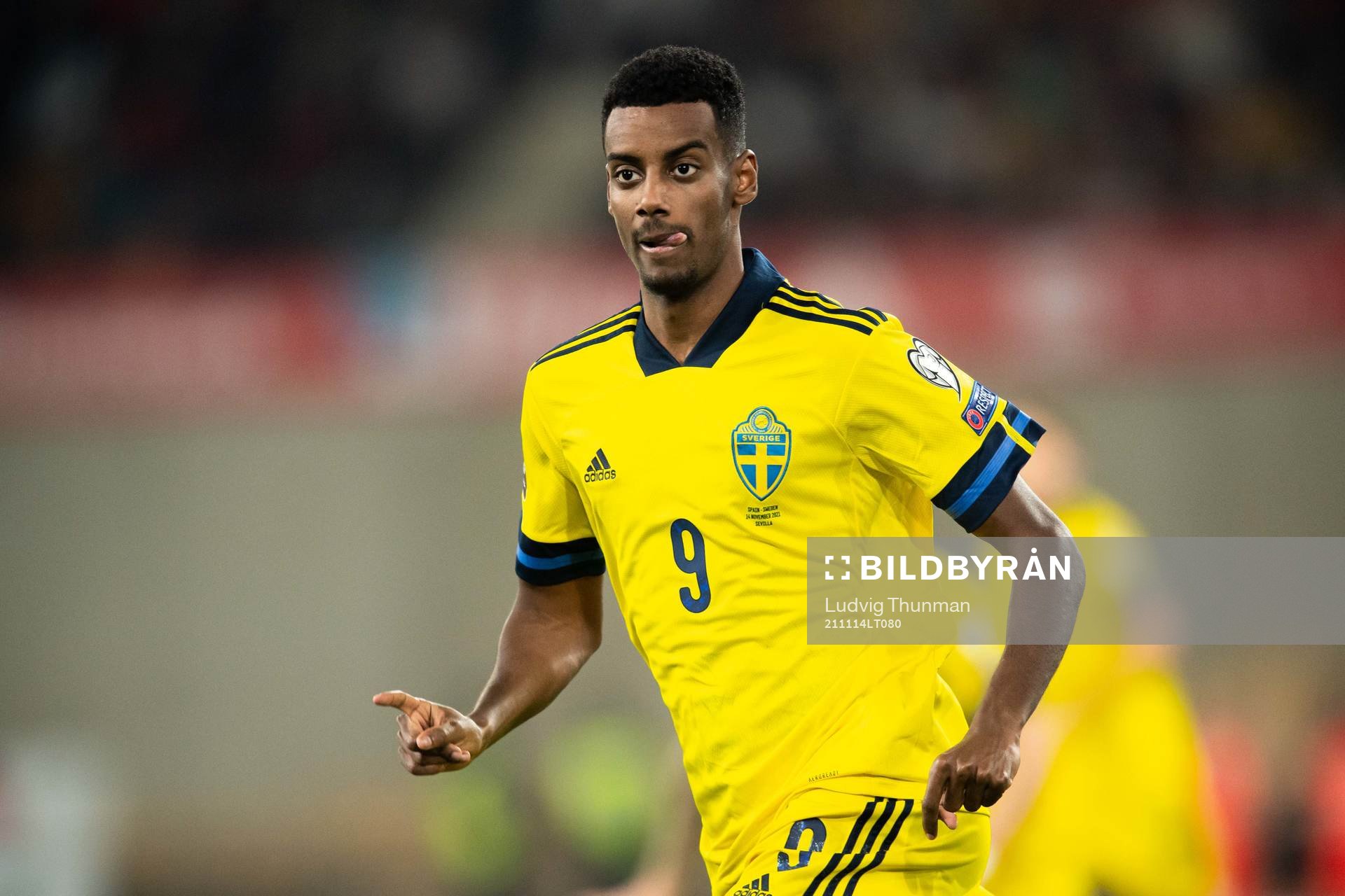 Alexander Isak of Sweden