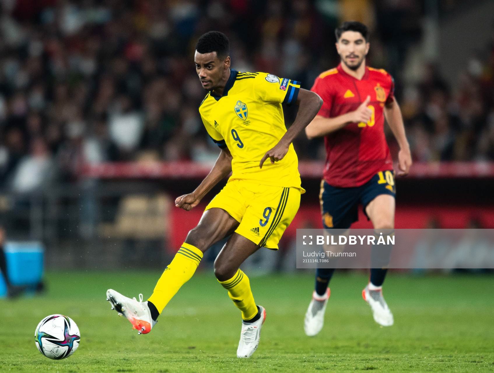 Alexander Isak of Sweden