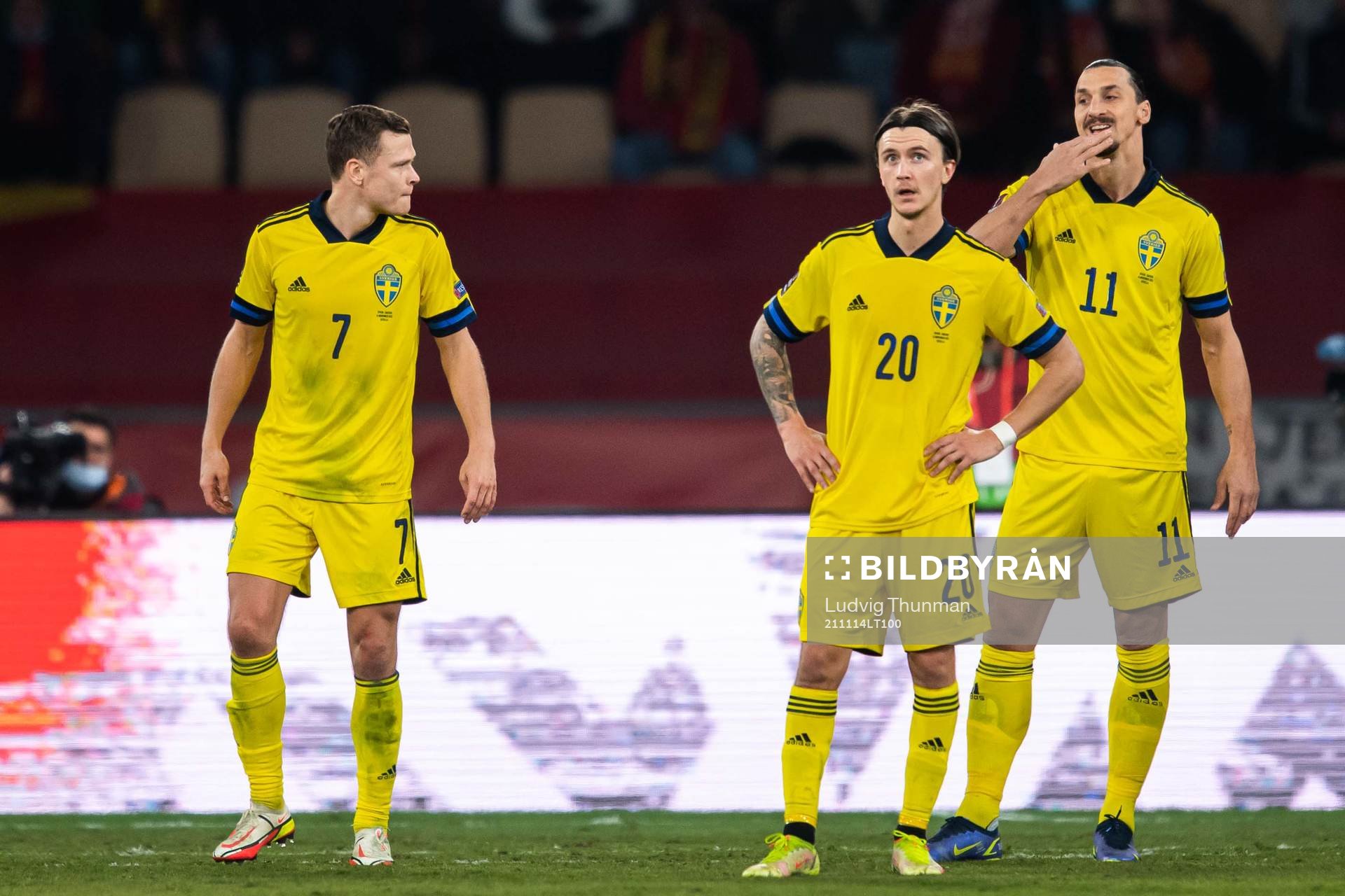 Viktor Claesson, Kristoffer Olsson and Zlatan Ibrahimovic