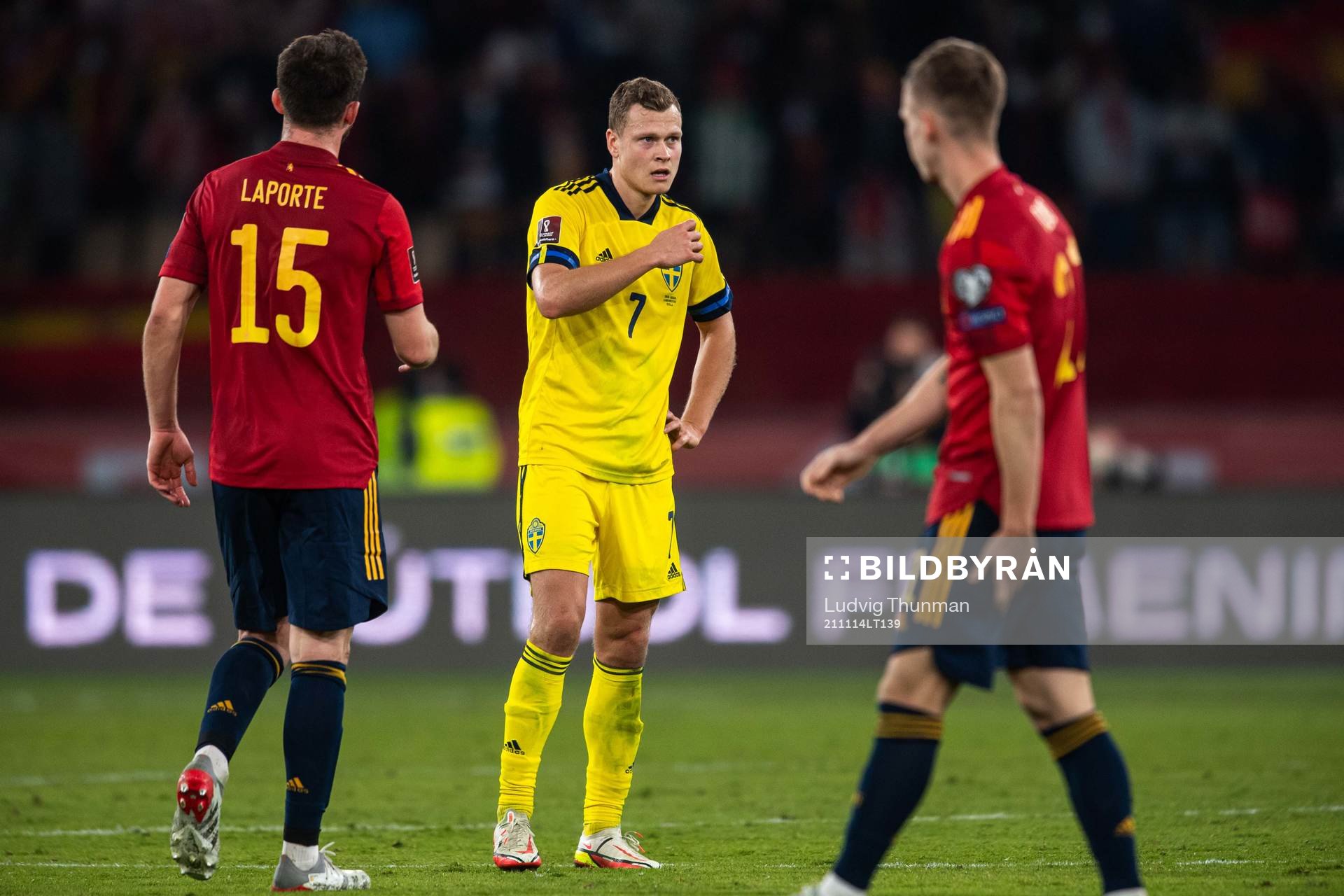 Viktor Claesson of Sweden looks dejected