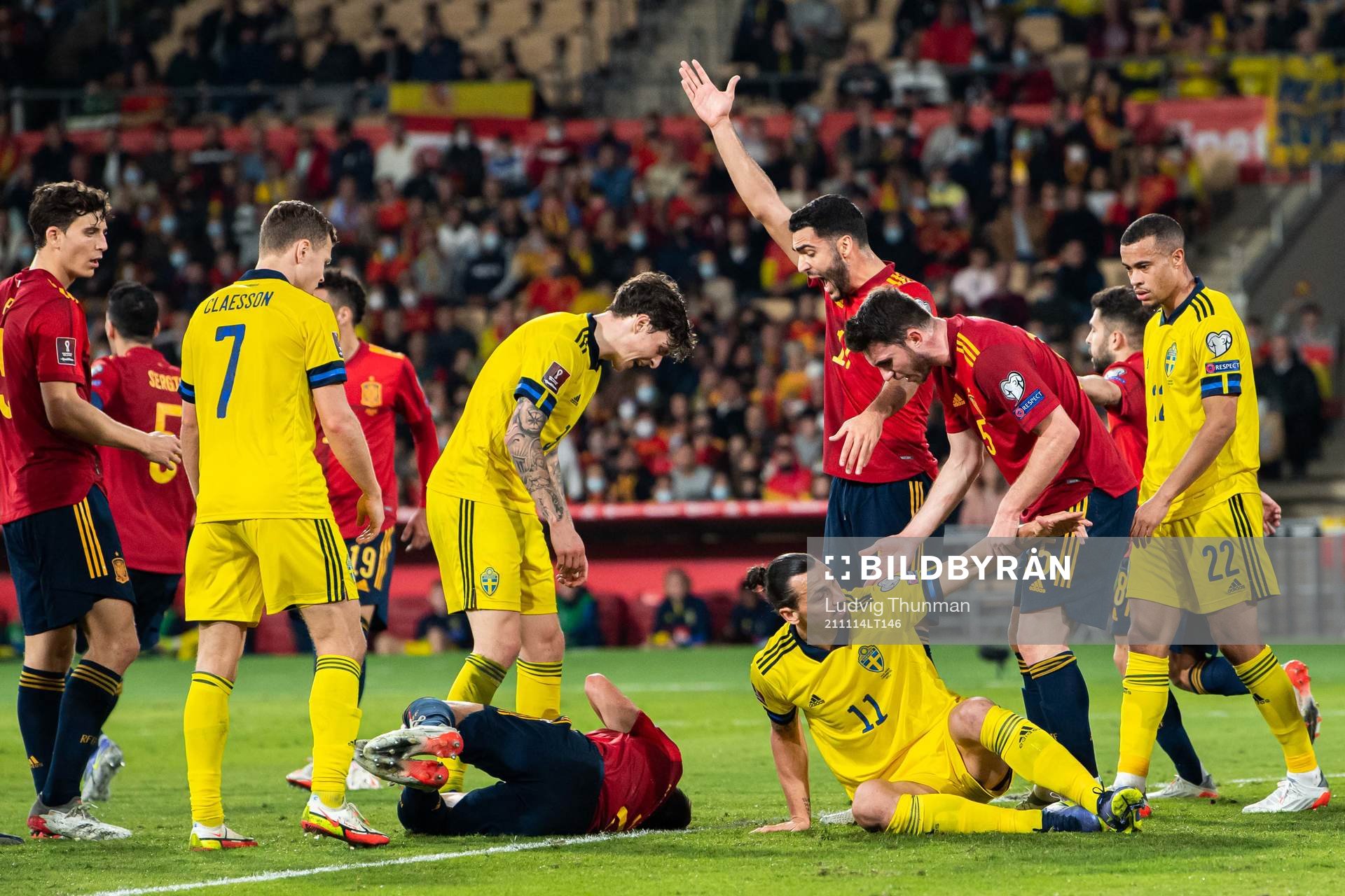 Victor Nilsson Lindelöf and Zlatan Ibrahimovic, Aymeric