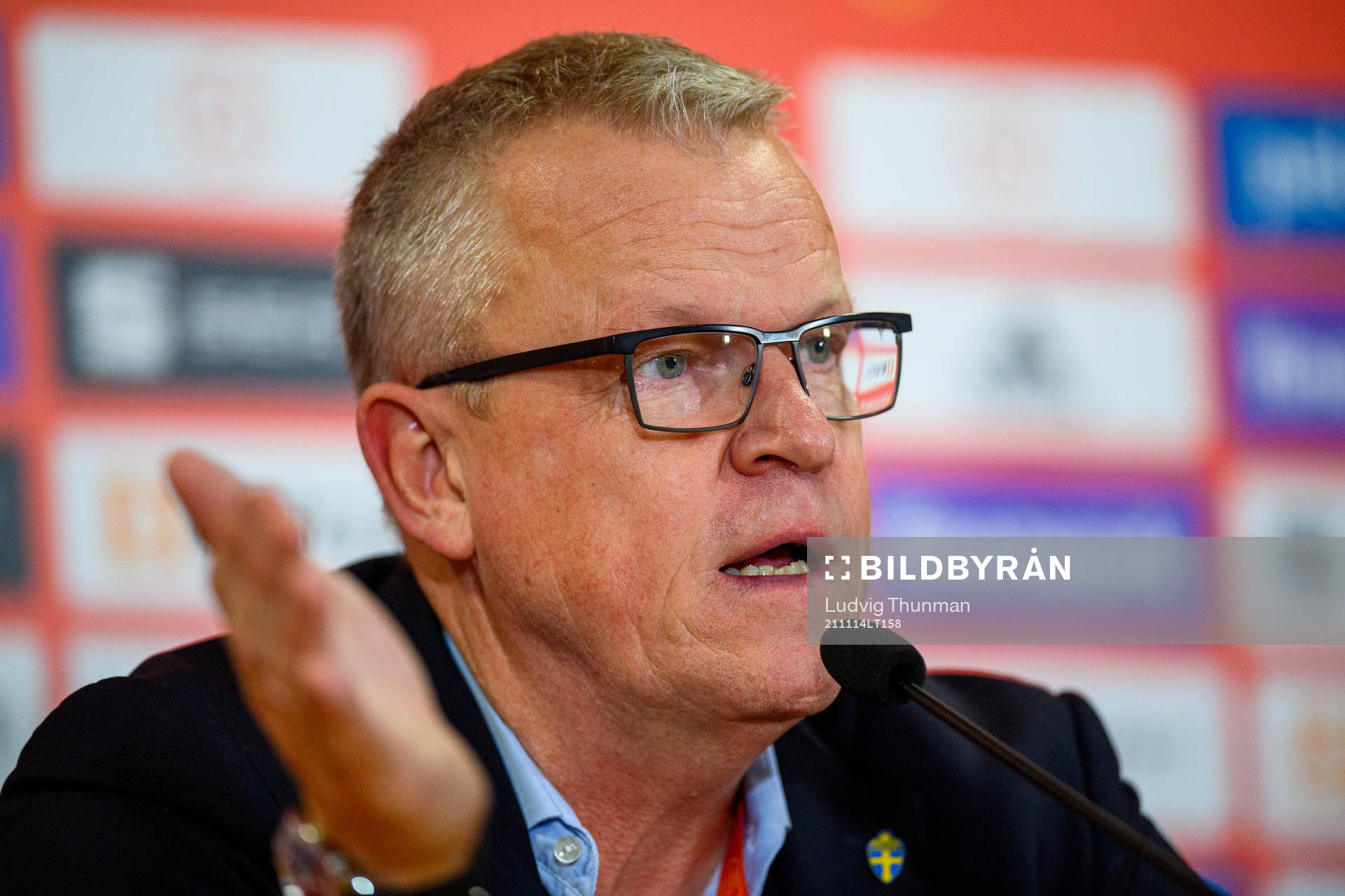 Head coach Janne Andersson of Sweden