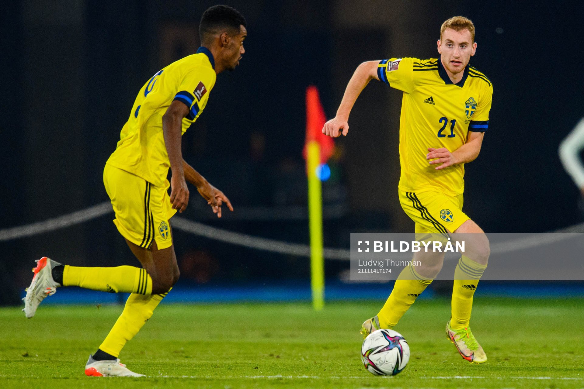 Alexander Isak and Dejan Kulusevski