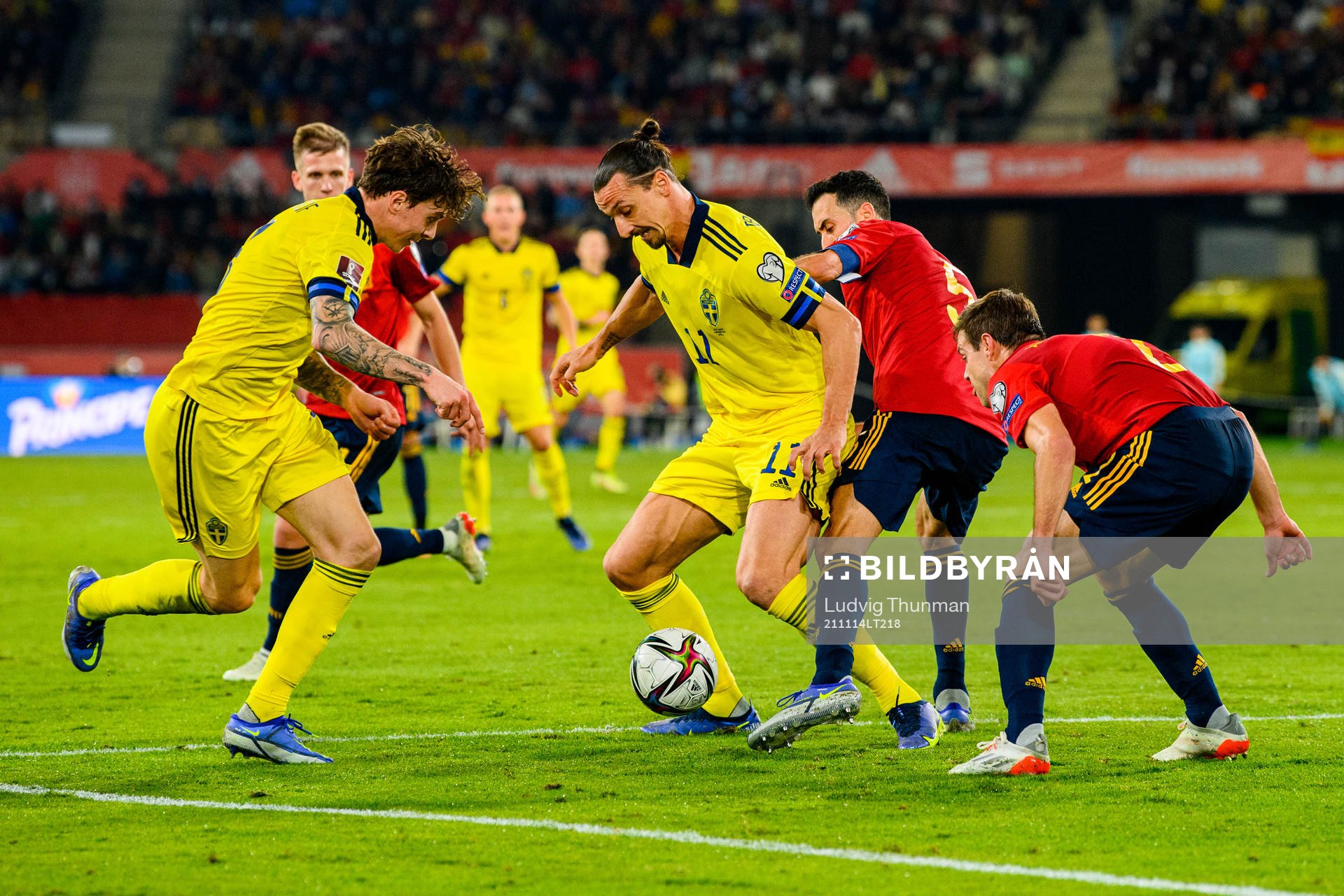 Zlatan Ibrahimovic of Sweden