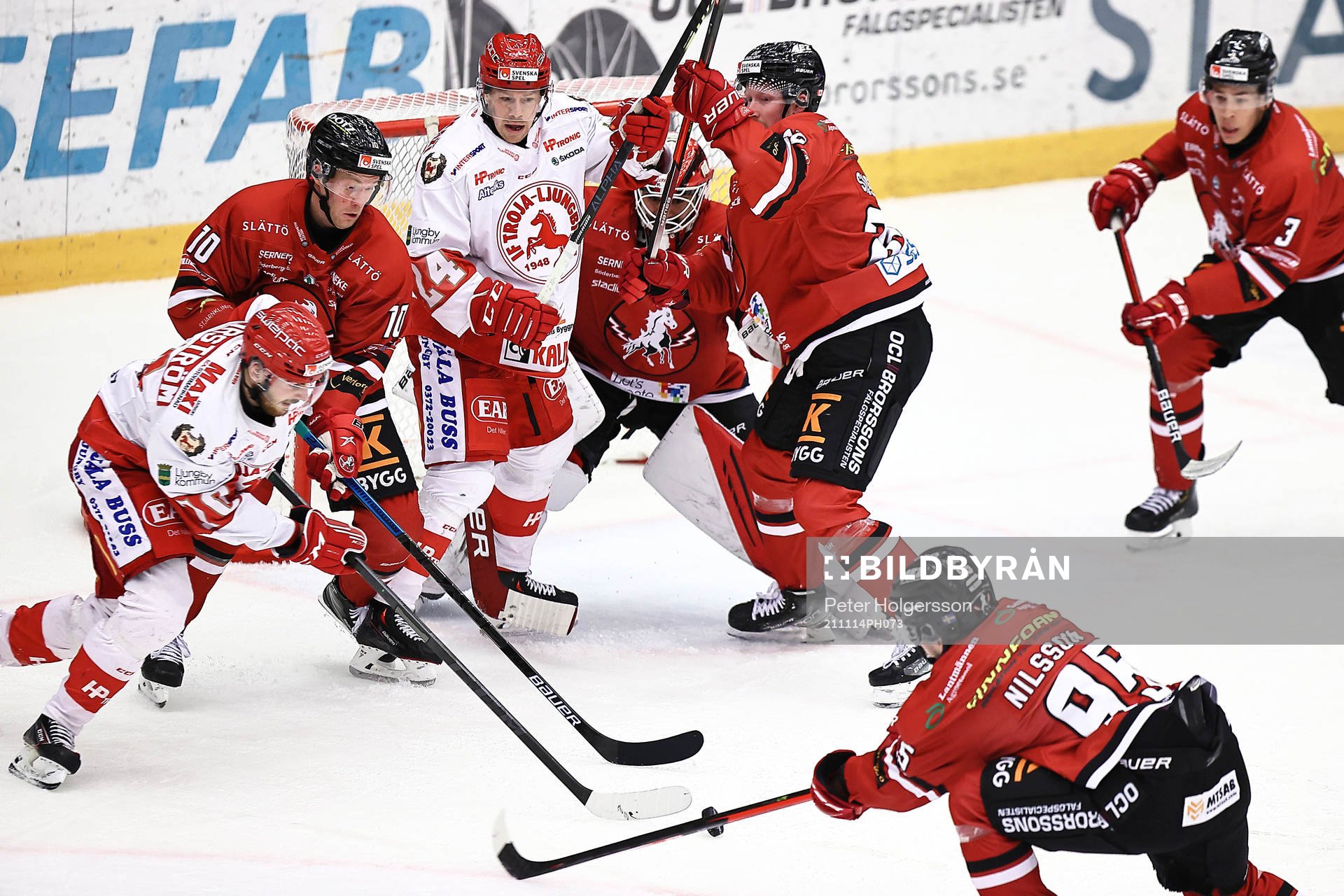 Vita Hästens Jesper Samuelsson och Troja/Ljungbys Joakim
