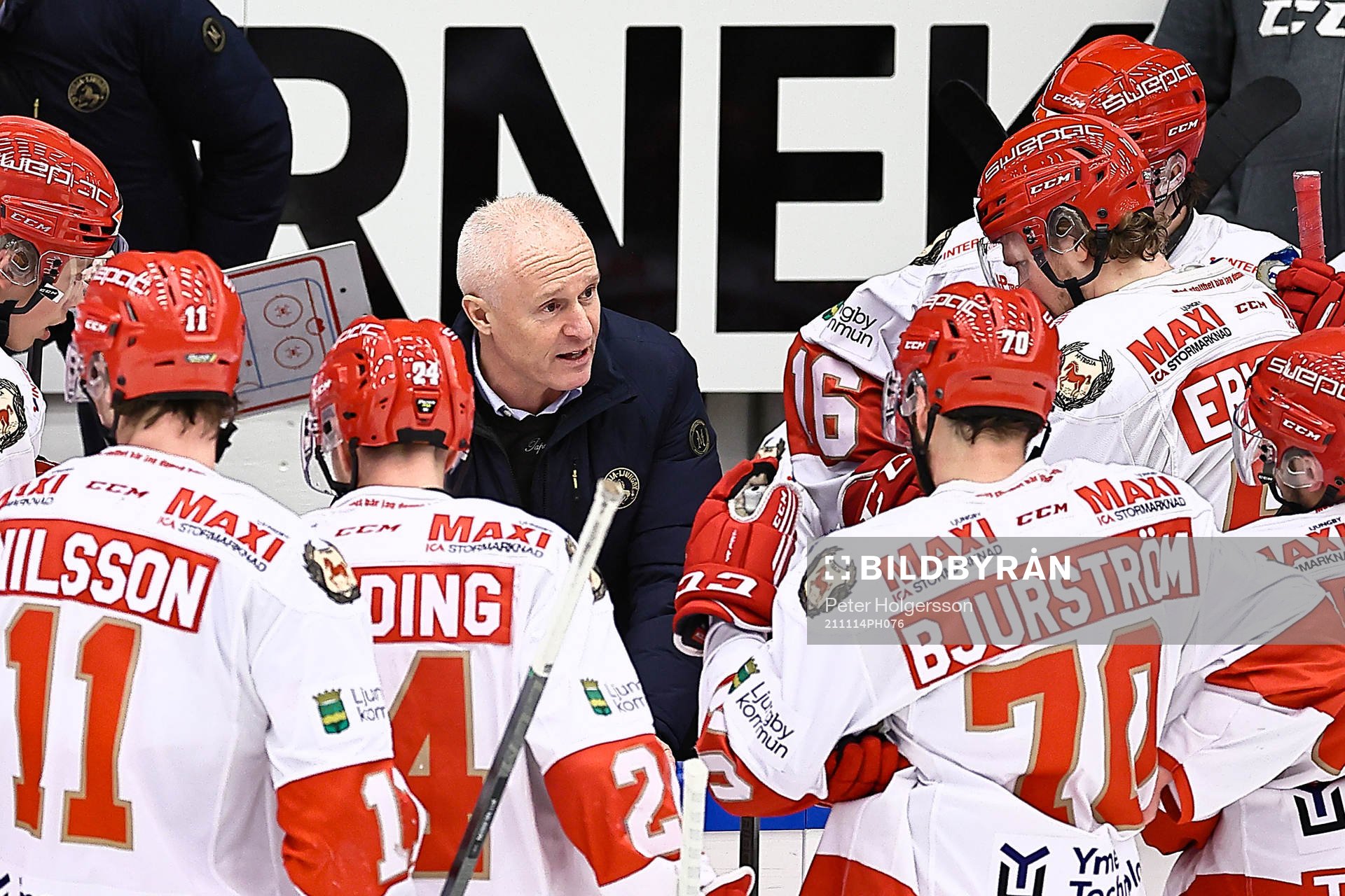 Troja/Ljungbys tränare Roger Forsberg