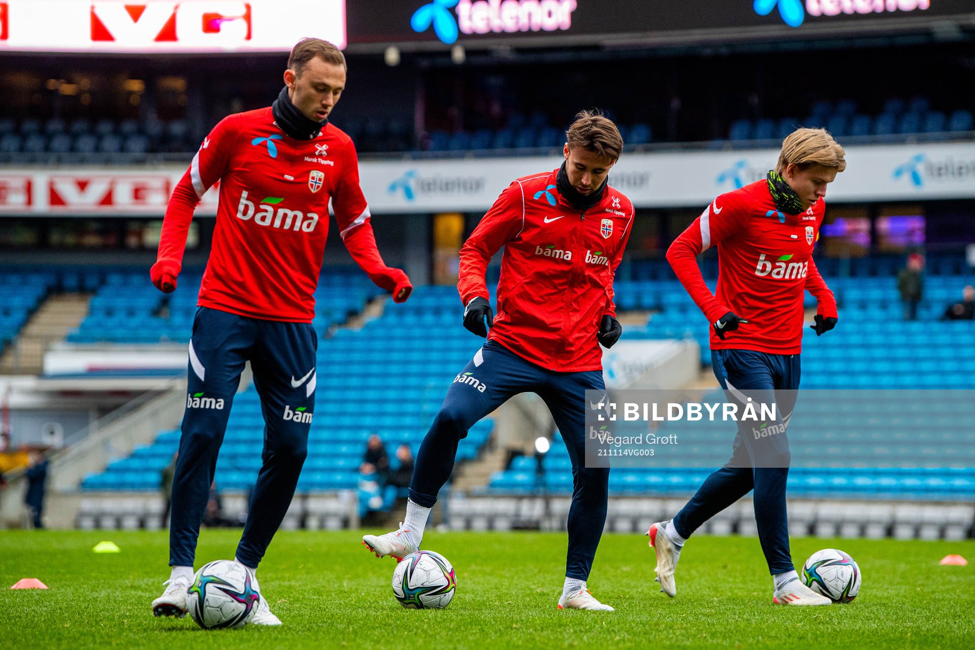 Fredrik Aursnes, Anders Trondsen and Jens Petter Hauge of