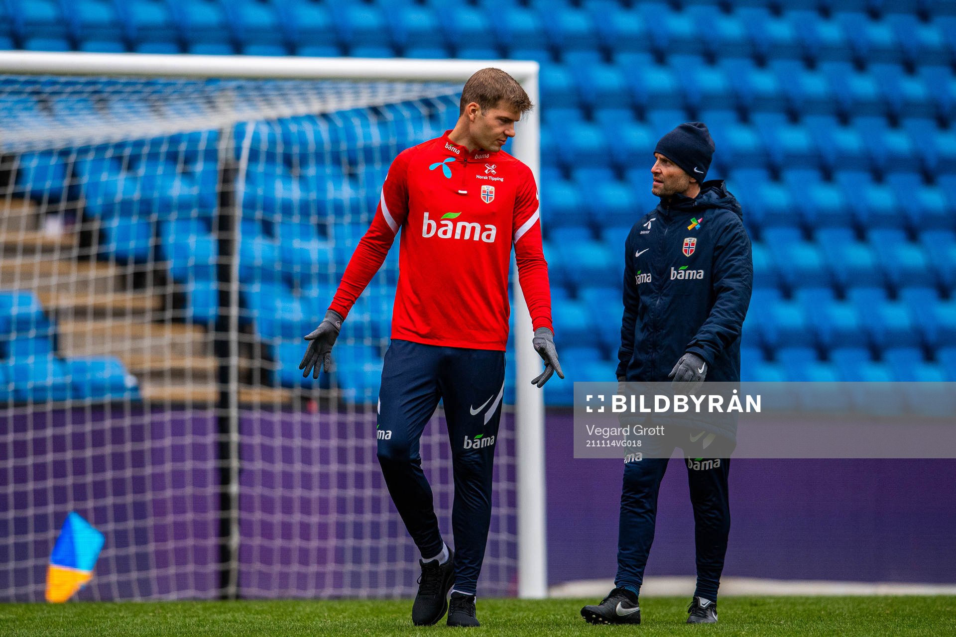 Alexander Sørloth and Thomas Ødegaard, manual therapist