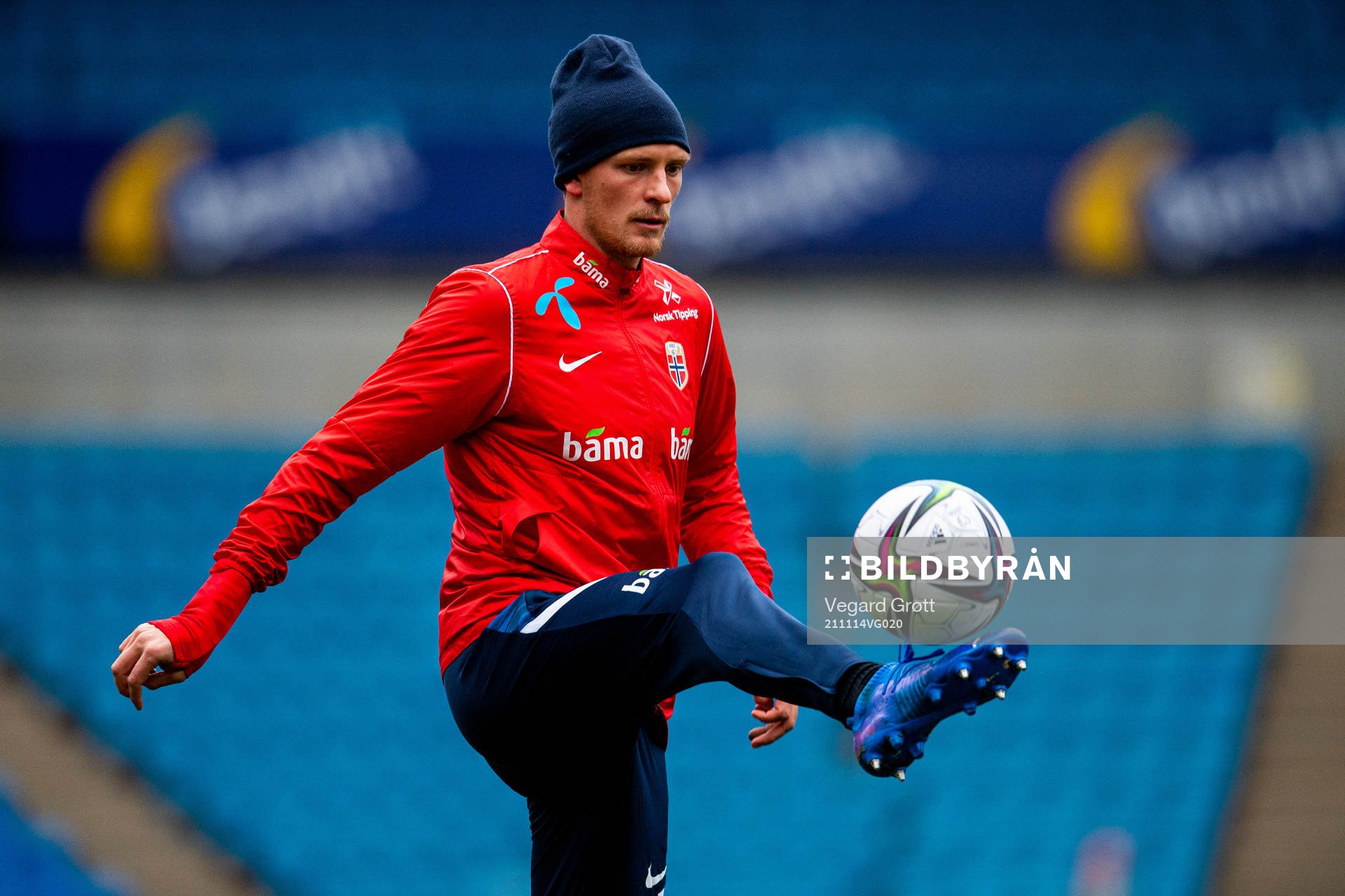Morten Thorsby of the Norwegian national football team