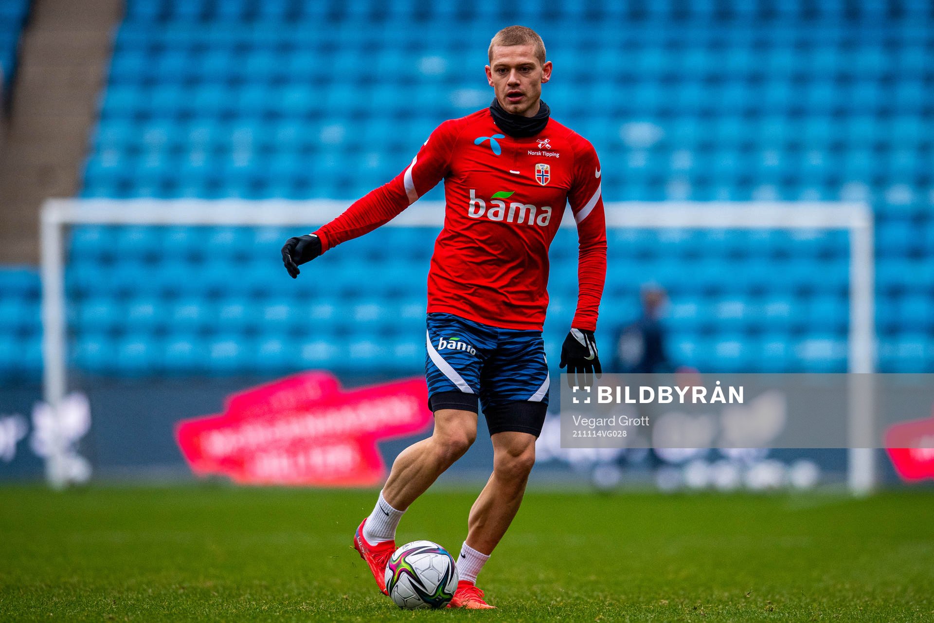 Julian Ryerson of the Norwegian national football team