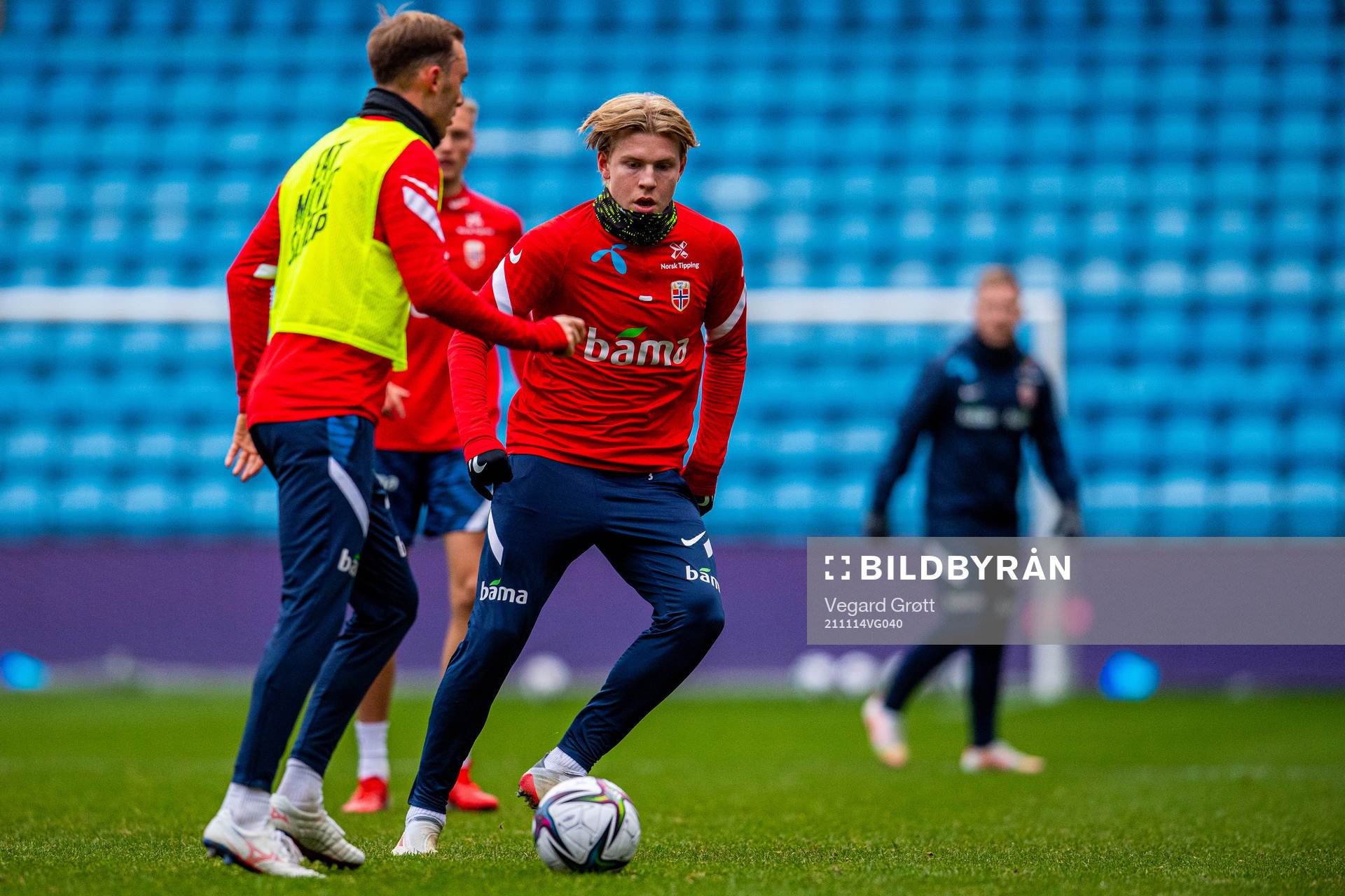 Jens Petter Hauge of the Norwegian national football team