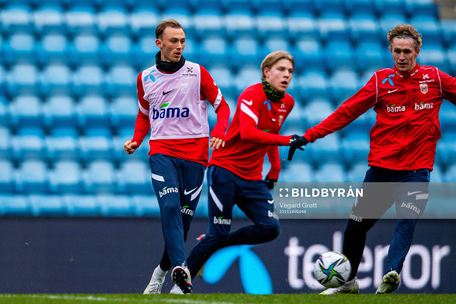 Fredrik Aursnes of the Norwegian national football team