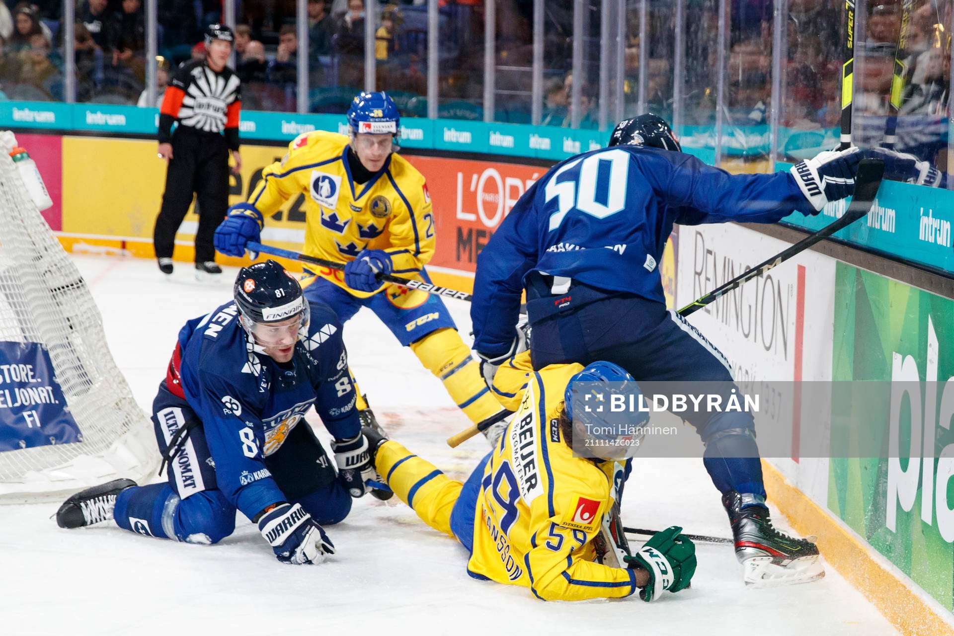 Iiro Pakarinen, Miika Koivisto of Finland and Linus