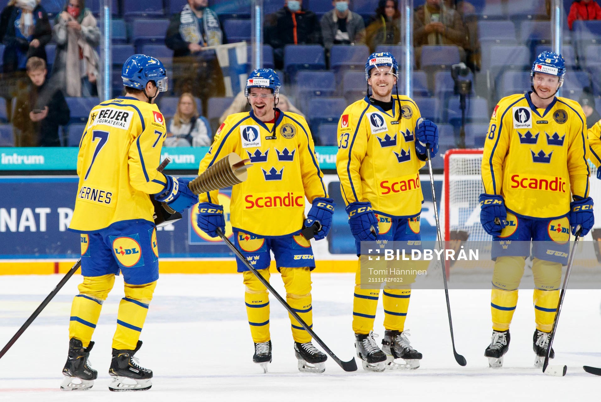 Henrik Tömmernes, Emil Djuse, Niklas Hansson and Carl