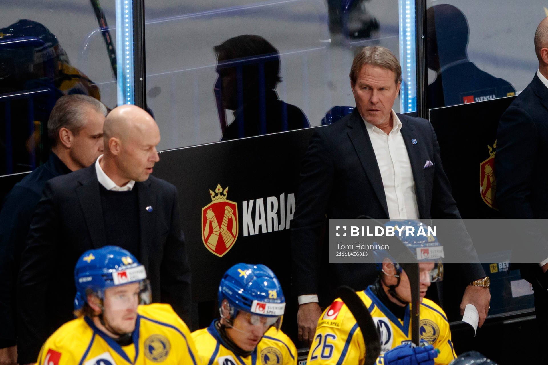 Head coach Johan Karpenlöv of Sweden