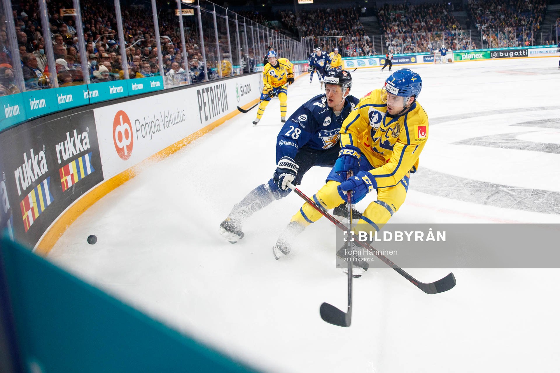 Teemu Tallberg of Finland and Henrik Tömmernes of Sweden