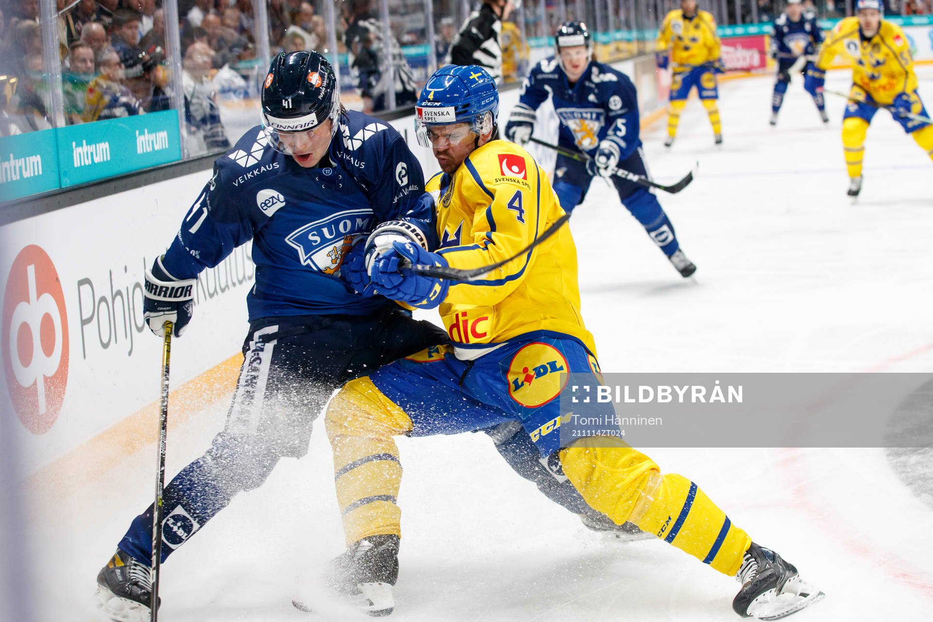 Ville Petman of Finland and Emil Djuse of Sweden