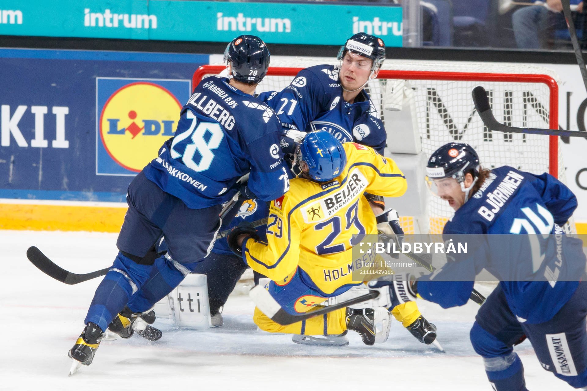 Teemu Tallberg, Jarkko Parikka of Finland and Pontus