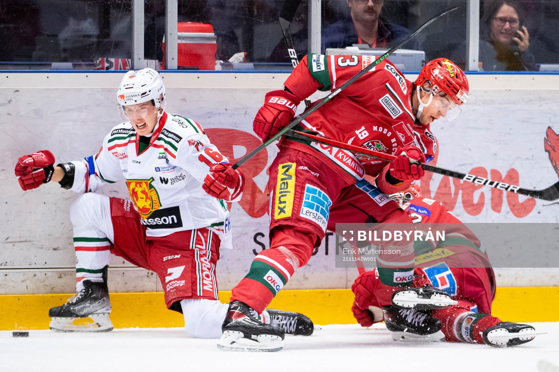 Moras Emil Oksanen och Modos Max Tjernström