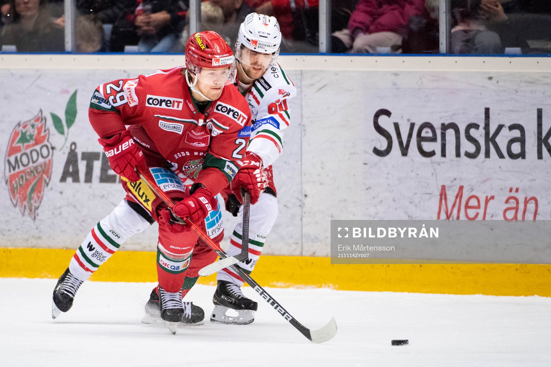 Modos Mikkel Aagaard och Moras Kalle Miketinac