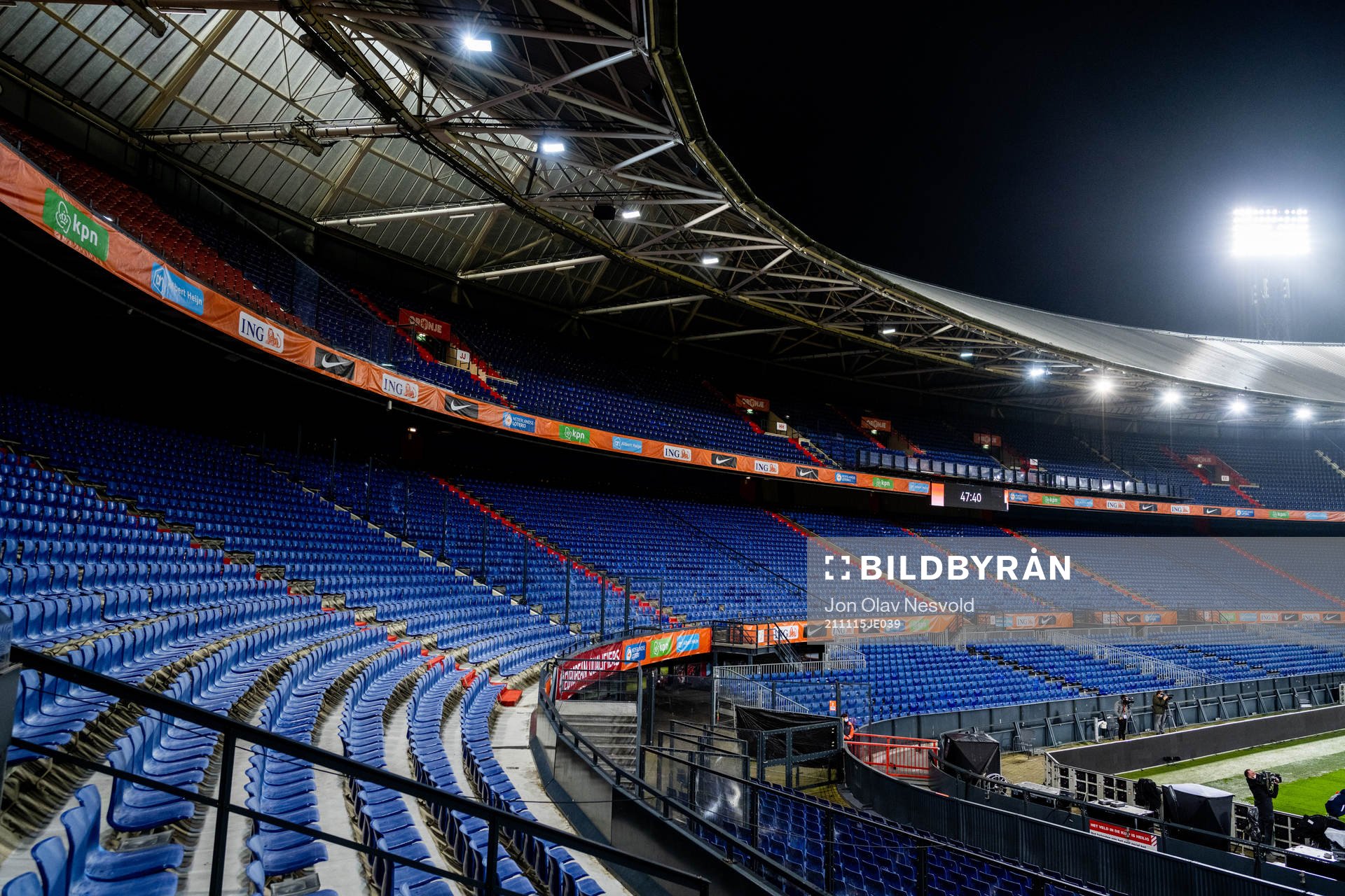 General interior view of Stadion Feijenoord