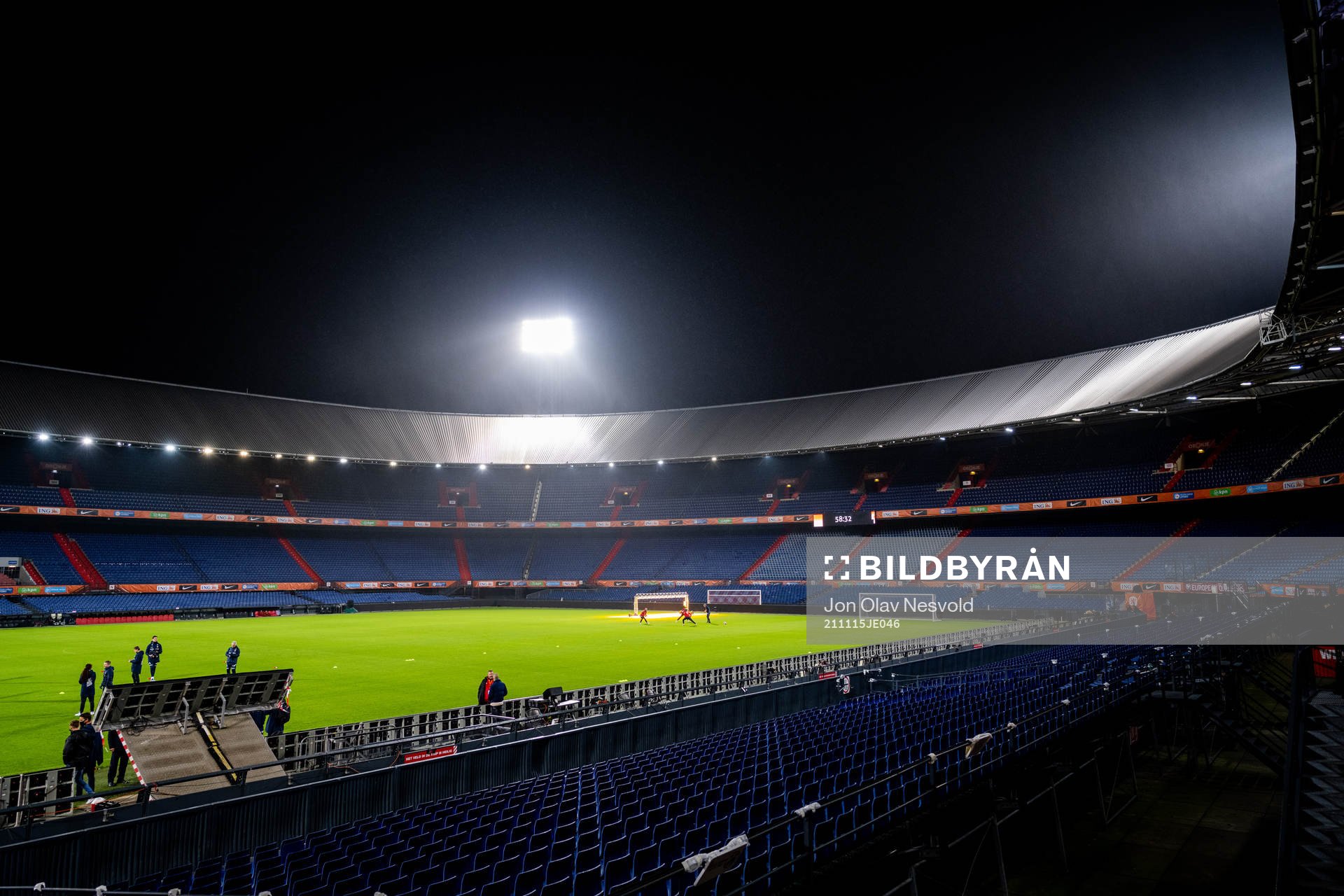 General interior view of Stadion Feijenoord