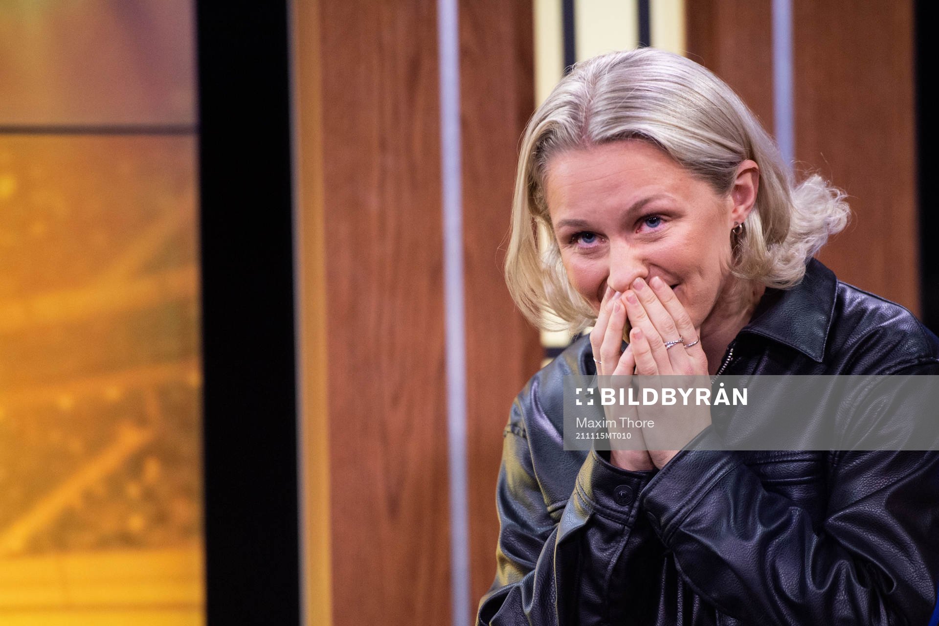 Emilia Larsson, Hammarby, tilldeles priset Årets genombrott