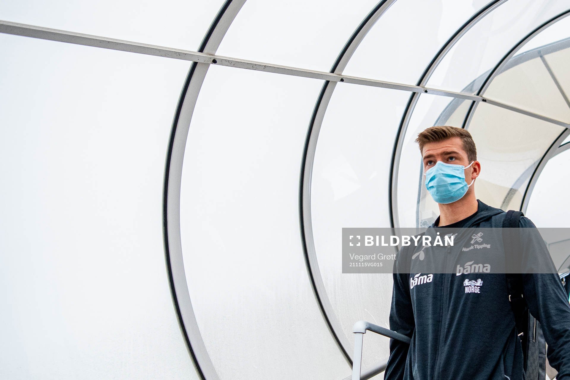 Alexander Sørloth of the Norwegian national football team