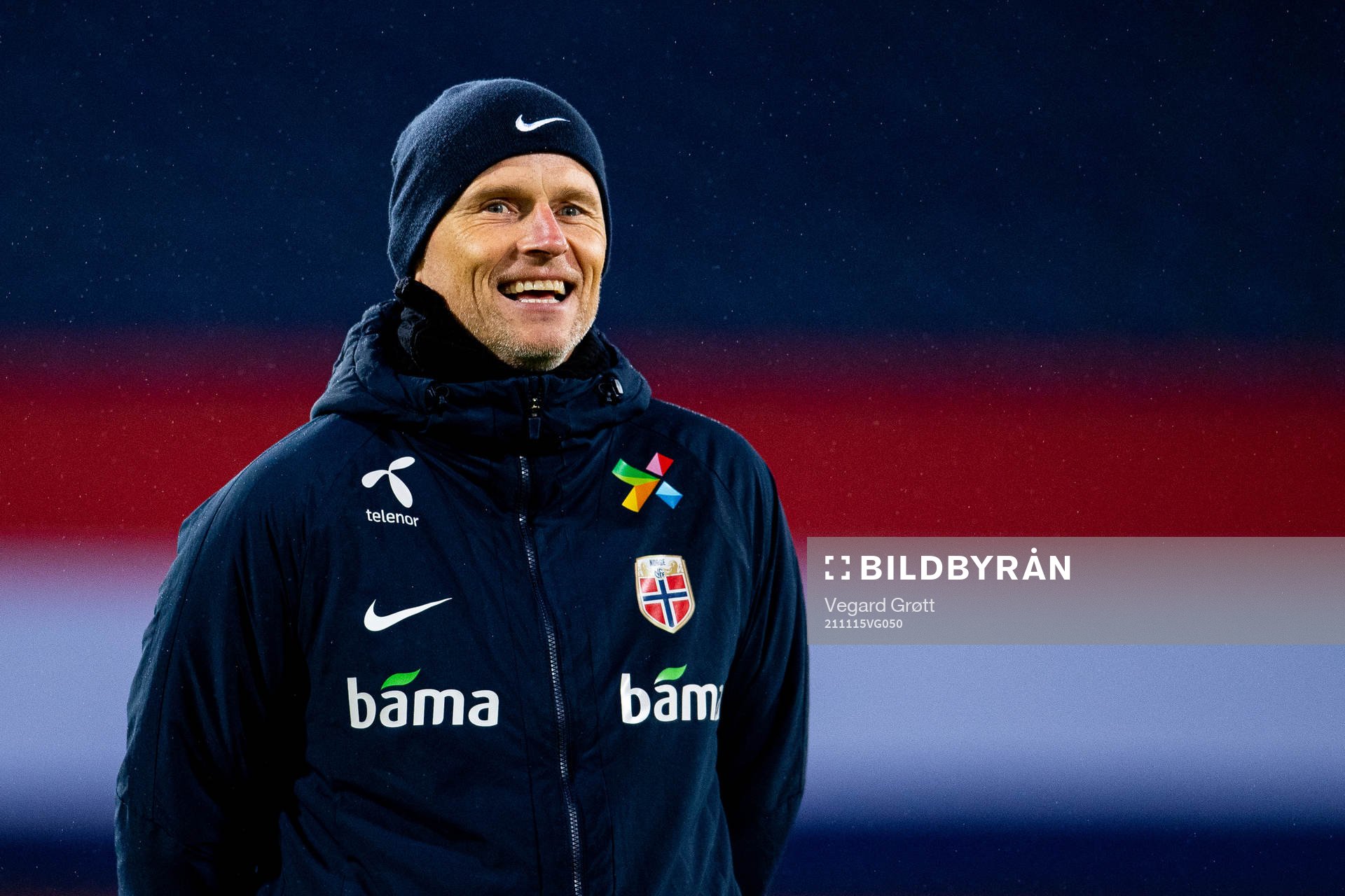 Ståle Solbakken, head coach of the Norwegian national