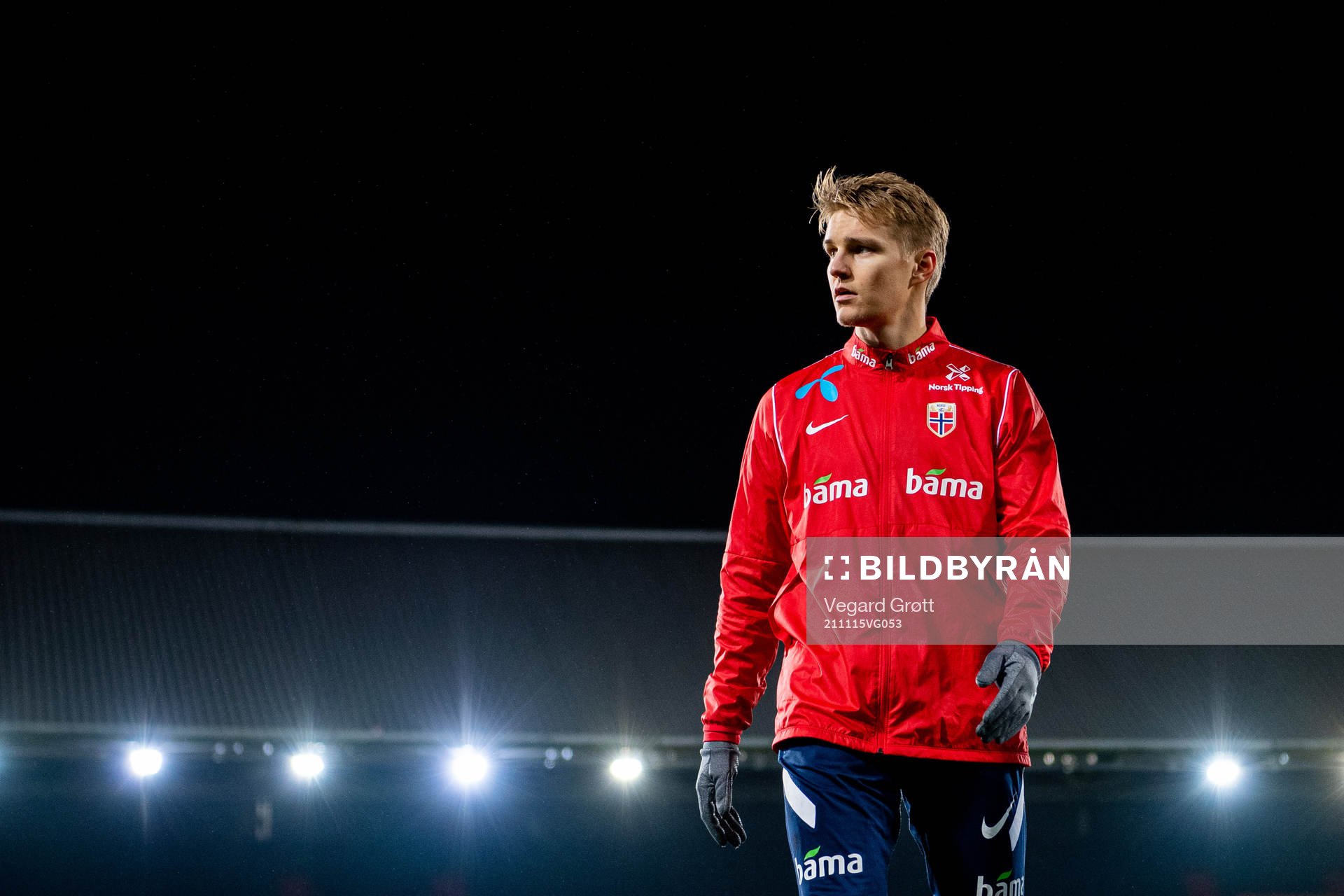 Martin Ødegaard of the Norwegian national football team