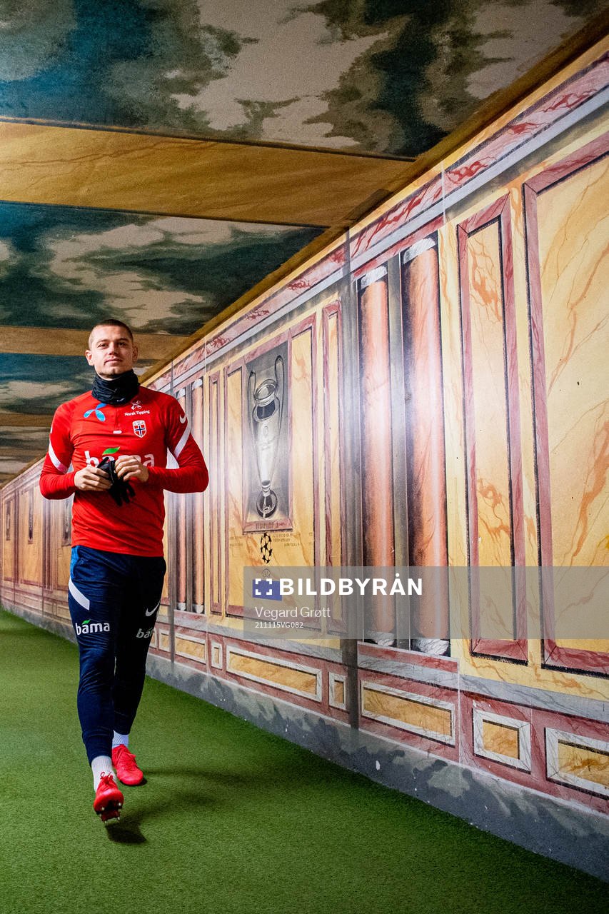 Julian Ryerson of the Norwegian national football team